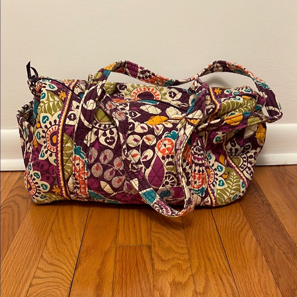 Ver Bradley Patterned Travel Duffel Bag